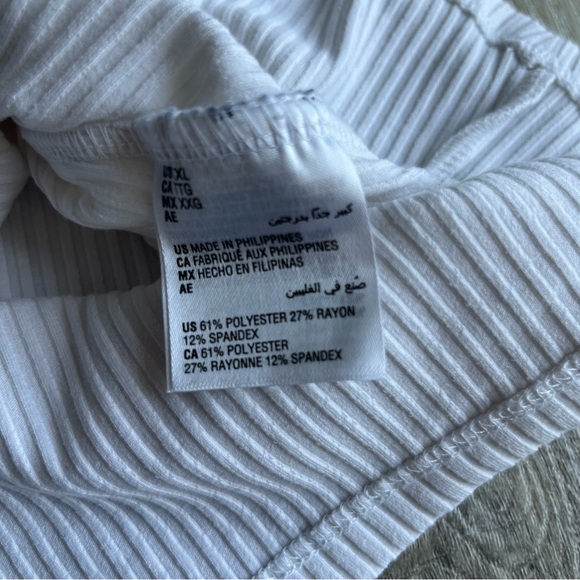 INC International Concepts Size XXL Tank Tops Lot Black White Ribbed Sleeveless - Picture 6 of 8